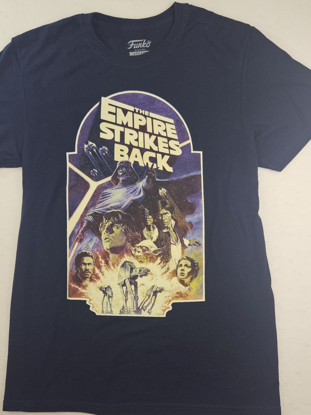 Funko Navy The Empire Strikes Back Poster Graphic Tee Men's/ Unisex Size Small